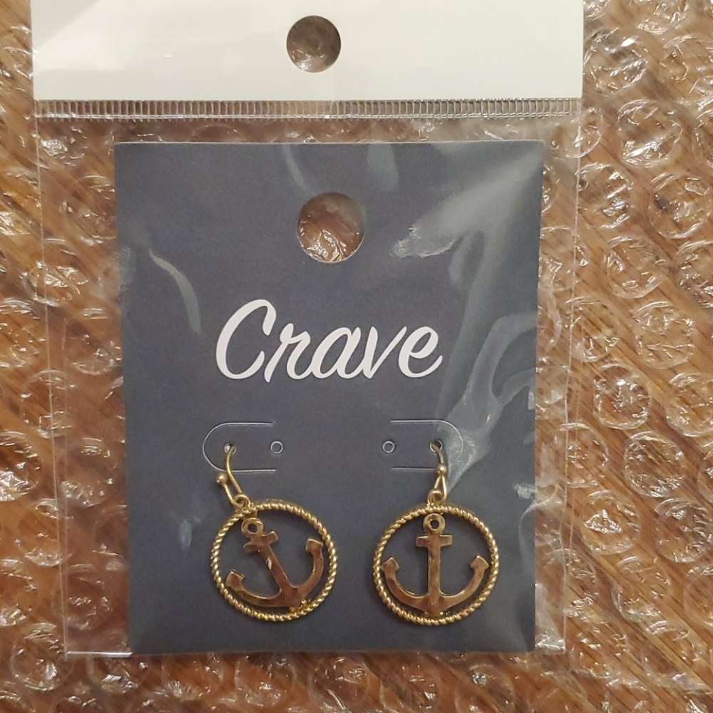 Anchor earrings